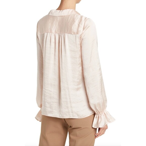NWT Paige Resa Satin Blouse Small - Picture 2 of 15